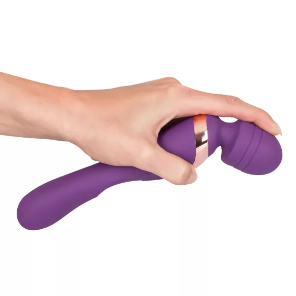Javida Double - massagervibrator med två motorer - lila
