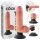 King Cock 7 sugproppsvibrator (18 cm) - naturfärgad