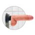 King Cock 7 sugproppsvibrator (18 cm) - naturfärgad