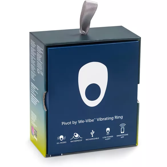 We-Vibe Pivot - vibratorisk penisring - uppladdningsbar silikon - midnattsblå