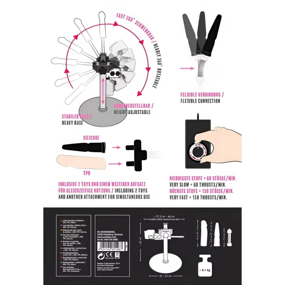 You2Toys - Big Bang Penetrator - nätdriven sexmaskin