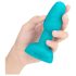 b-Vibe Rimming - roterande kulor analvibrator - turkos