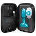 b-Vibe Rimming - roterande kulor analvibrator - turkos