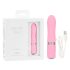 Pillow Talk Flirty - stavvibrator med uppladdningsbart batteri - rosa