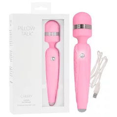Pillow Talk Cheeky Wand - trådlös massagevibrator (rosa)