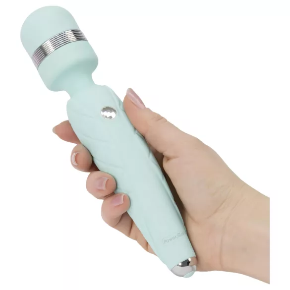 Pillow Talk Cheeky Wand - massagevibrator uppladdningsbar turkos
