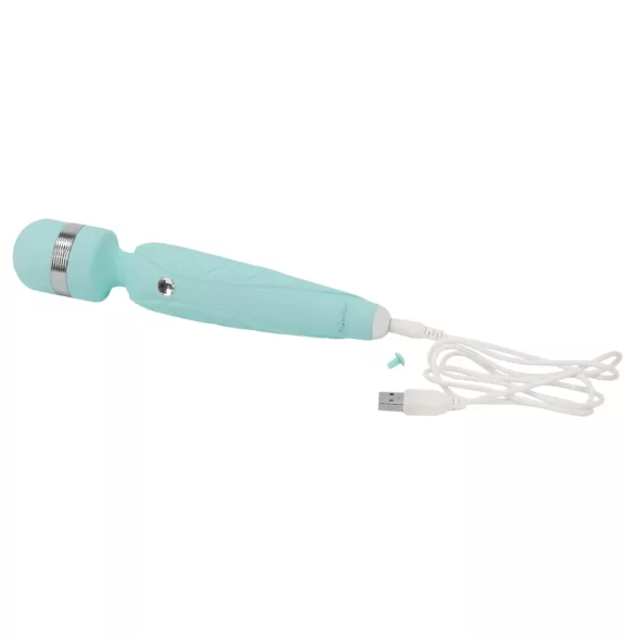 Pillow Talk Cheeky Wand - massagevibrator uppladdningsbar turkos