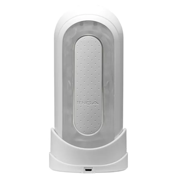 TENGA Flip Zero - vibratorisk masturbator - vit
