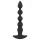 Black Velvets - uppladdningsbar analvibrator med 5 kulor - svart