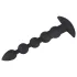 Black Velvets - uppladdningsbar analvibrator med 5 kulor - svart