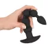 Black Velvets - uppladdningsbar analvibrator med 5 kulor - svart