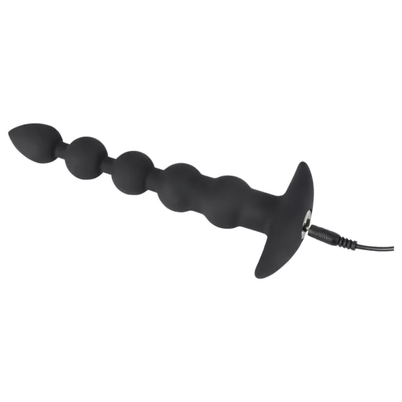 Black Velvets - uppladdningsbar analvibrator med 5 kulor - svart