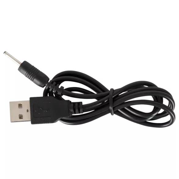 Black Velvets - uppladdningsbar analvibrator med 5 kulor - svart