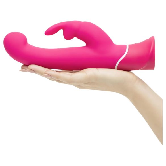 Happyrabbit - G-punkt vibrator med klitorisklämme - vattentät - rosa