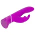 Happyrabbit Curve - vibrator med klitorisstimulator - vattentät - lila