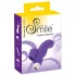SMILE - finger vibrator - vågig yta - silikon lila