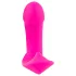 SMILE - fjärrstyrd strap-on vibrator - uppladdningsbar - rosa
