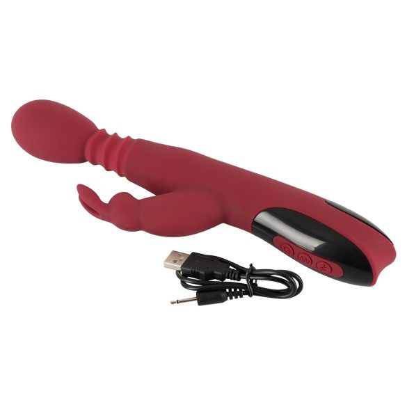 You2Toys - G-punkt vibrator - roterande, stötande, värmande - röd