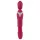 Javida Thrusting - 3‑i‑1 masserande vibrator (röd)