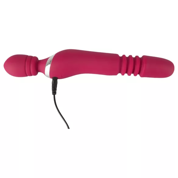 Javida Thrusting - 3‑i‑1 masserande vibrator (röd)