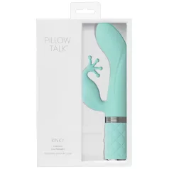   Pillow Talk Kinky - uppladdningsbar, dubbelmotor G-punkt vibrator (turkos)