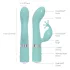 Pillow Talk Kinky - uppladdningsbar G-punktsvibrator med 2 motorer (turkos)