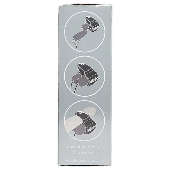 HOT Octopuss JETT - penistoppvibrator med 2 motorer - svart