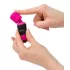 PalmPower - minivibrator wand - kraftfull massage - silikon rosa/svart