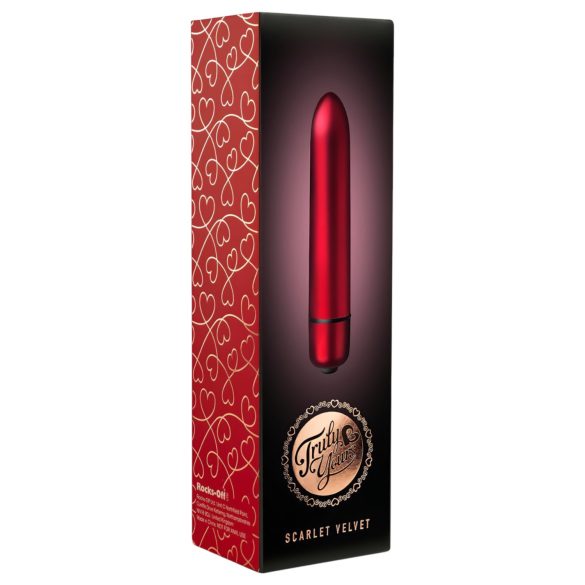 Scarlet Velvet - minivibrator läppstift - 10 lägen - röd