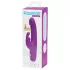 Happyrabbit - Rabbitvibrator med klitorisstimulator - uppladdningsbar lila