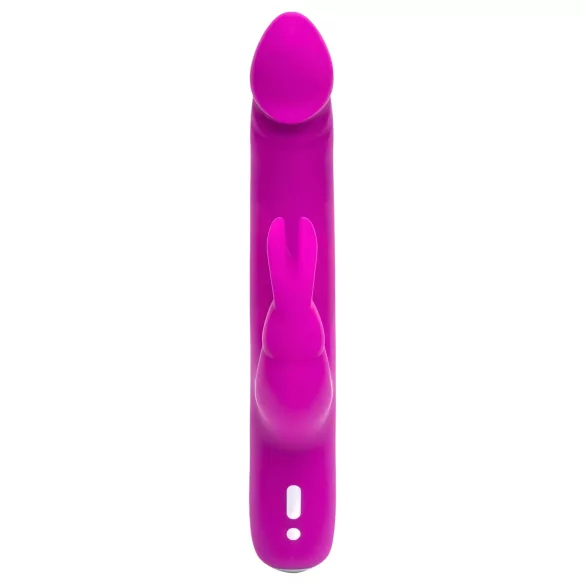 Happyrabbit - Rabbitvibrator med klitorisstimulator - uppladdningsbar lila