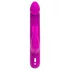 Happyrabbit - Rabbitvibrator med klitorisstimulator - uppladdningsbar lila