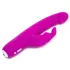 Happyrabbit - Rabbitvibrator med klitorisstimulator - uppladdningsbar lila