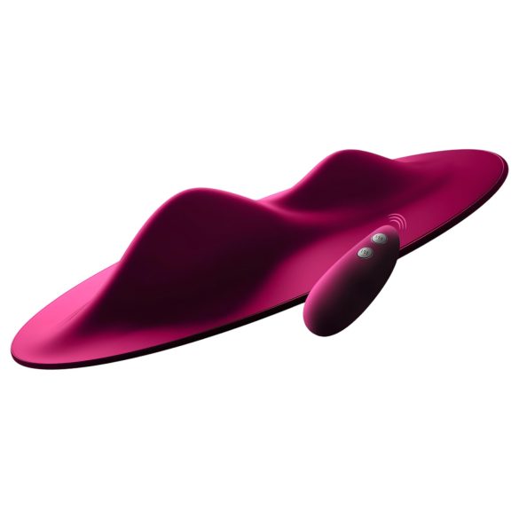 VibePad - Dubbelmotor, trådlös kuddvibrator (lila)