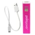 PalmPower - massagewand vibrator med powerbank - silikon rosa/grå