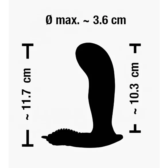 SMILE - G-punkts trosa vibrator - uppladdningsbar fjärrstyrd silikon rosa