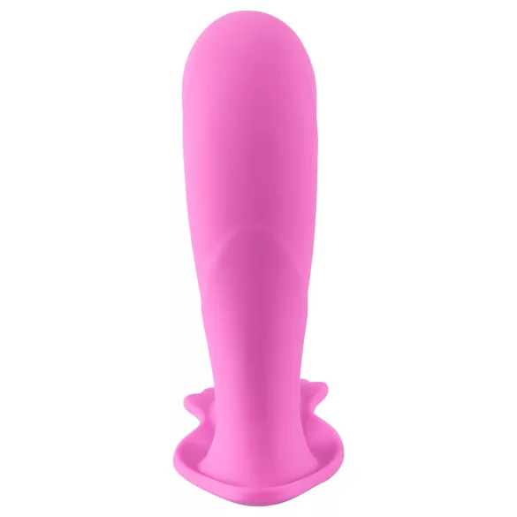 SMILE - G-punkts trosa vibrator - uppladdningsbar fjärrstyrd silikon rosa