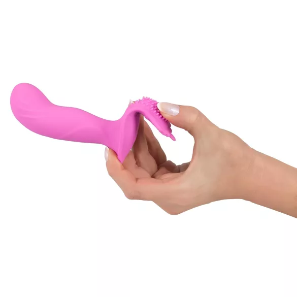 SMILE - G-punkts trosa vibrator - uppladdningsbar fjärrstyrd silikon rosa