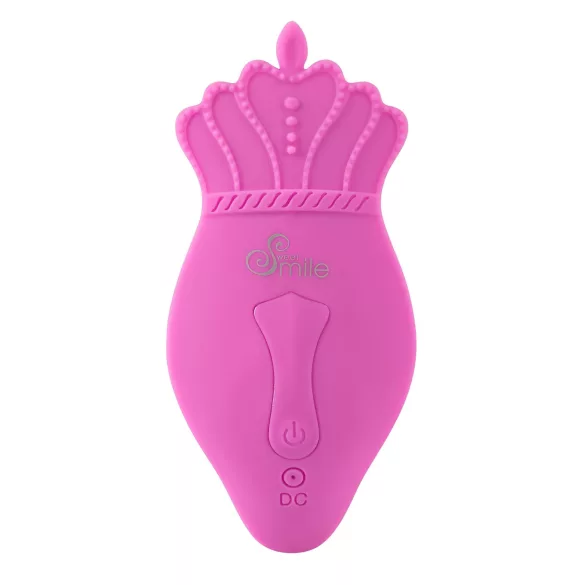 SMILE - G-punkts trosa vibrator - uppladdningsbar fjärrstyrd silikon rosa