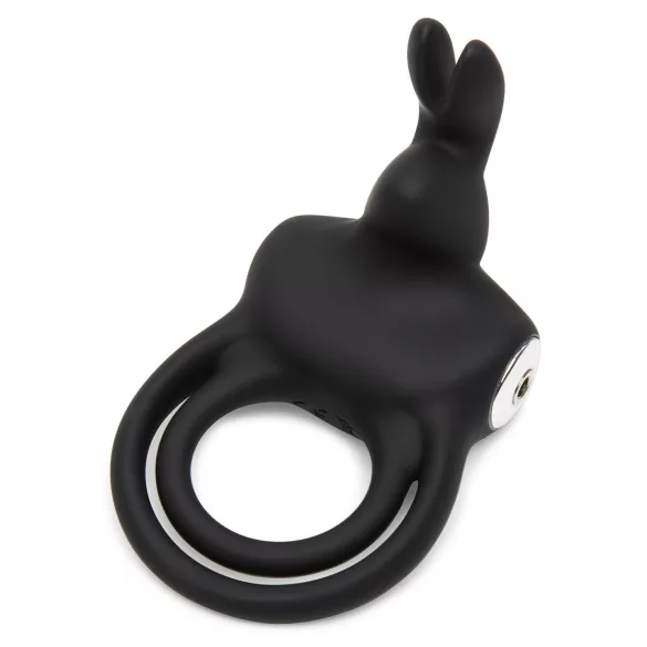 Happyrabbit - penisring och pungvibrator - vattentät uppladdningsbar - svart