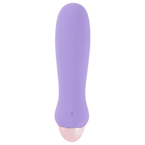 Cuties Mini Purple - stavvibrator - uppladdningsbar silikon - lila