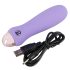 Cuties Mini Purple - stavvibrator - uppladdningsbar silikon - lila