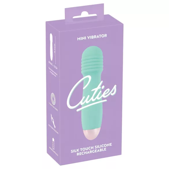 Cuties - minivibrator wand - uppladdningsbar massör - grön