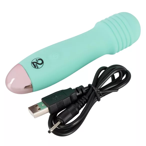 Cuties - minivibrator wand - uppladdningsbar massör - grön