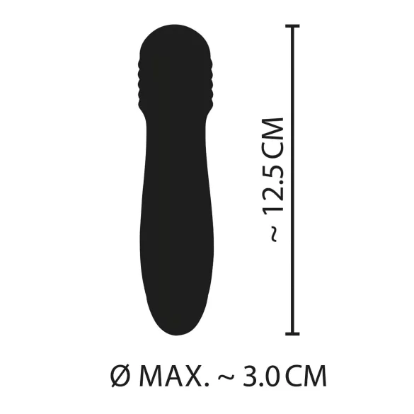 Cuties - minivibrator wand - uppladdningsbar massör - grön