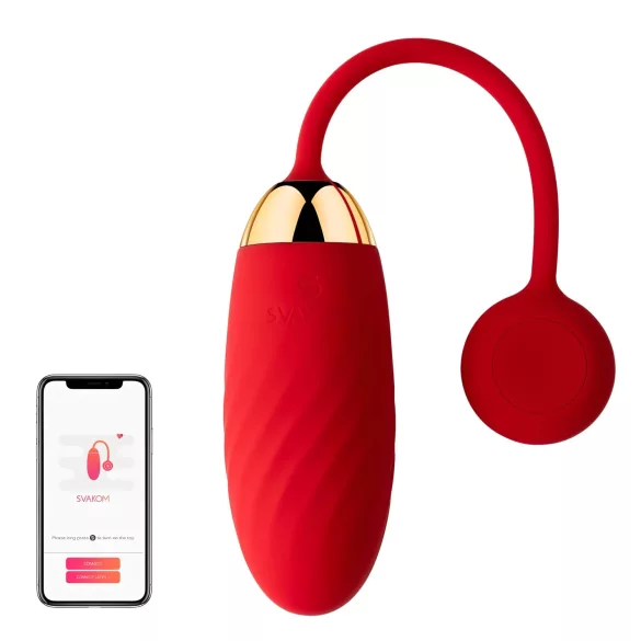 Svakom Ella - vibratorägg - röd