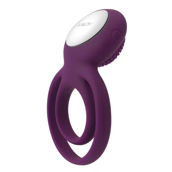 Svakom Tammy - vibratorring för penis och pung - uppladdningsbar - lila