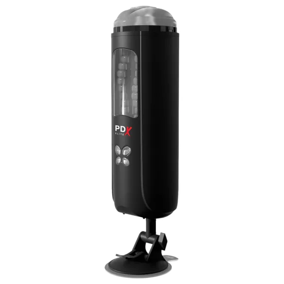 PDX Ultimate Milker - vakuummasturbator med vibration - svart