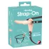 You2Toys - Strap-on vibrator - uppladdningsbar - hudfärgad