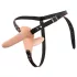 You2Toys - Strap-on - påspänningsbar dubbel vibrator (hudfärgad)